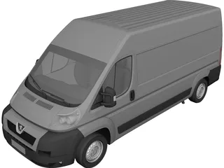 Peugeot Boxer 3D Model