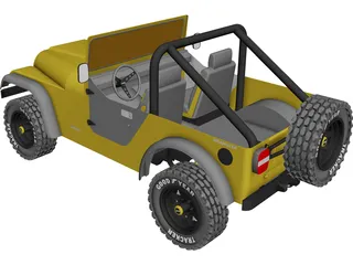 Jeep Wrangler 3D Model