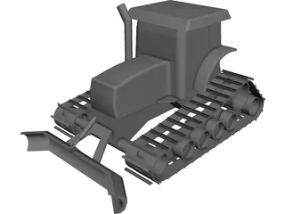 Gilbert Snowgroomer CAD 3D Model
