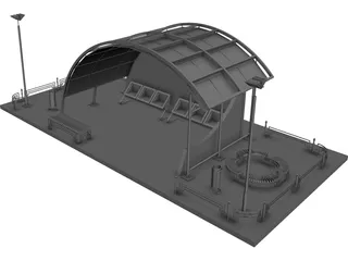 Building Compound 3D Model