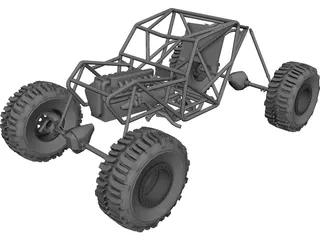 Proto Tube Rock Crawler Chassis 3D Model 3D Preview