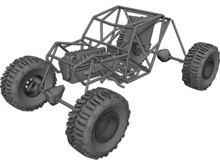 Proto Tube Rock Crawler Chassis 3D Model