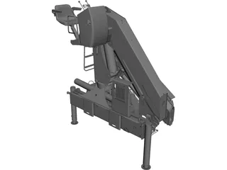 Palfinger PK23500A Crane CAD 3D Model