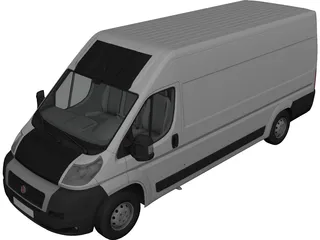 Fiat Ducato Courier 3D Model