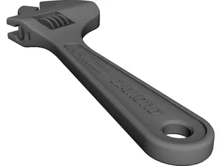 Wrench CAD 3D Model