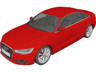 Audi A6 (2011) 3D Model 3D Preview