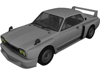 Nissan Skyline C10 GT-R 3D Model