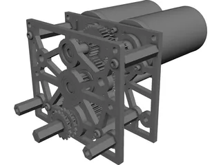 Team 3008 FRC Gearbox 3D Model