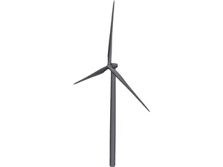 Windmill CAD 3D Model