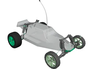 Losi RC Car 3D Model