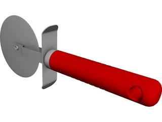 Pizza Cutter CAD 3D Model