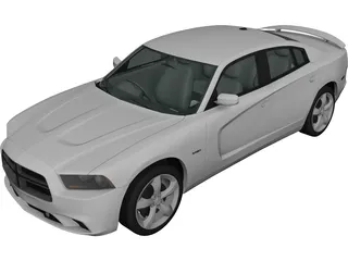 Dodge Charger (2011) 3D Model 3D Preview