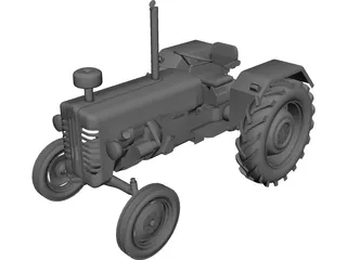Mc Cormik D326 Tractor CAD 3D Model