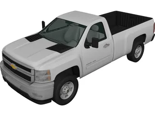 Chevrolet Silverado (2011) 3D Model