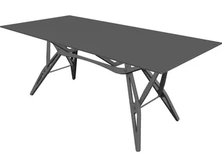 Zanotta Reale Table 3D Model 3D Preview