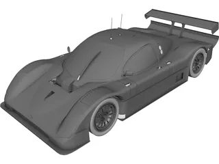 Ford Doran Racing JE4 3D Model 3D Preview