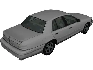 Mercury Marauder 3D Model