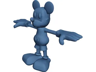 Mickey Mouse 3D Model