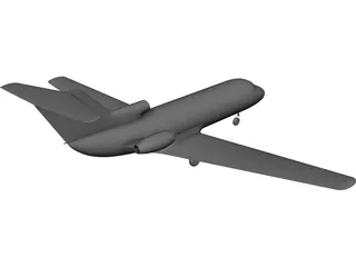 Yakovlev Yak-40 3D Model