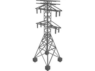 Electric Tower 3D Model