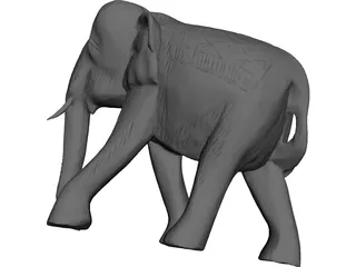 Elephant 3D Model