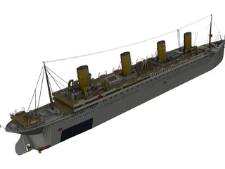 Britannic HMHS 3D Model