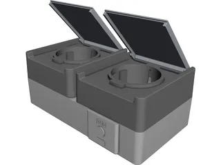 Power Socket CAD 3D Model