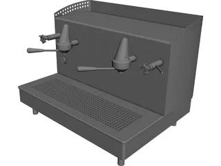 Espresso Machine CAD 3D Model