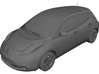 Nissan Leaf (2011) 3D Model