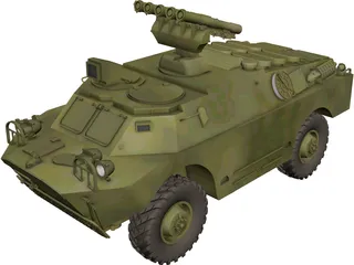 BRDM-3 3D Model