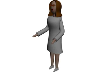 Nurse CAD 3D Model