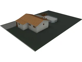 House Chalet Tectobois 3D Model