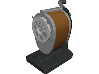 Pencil Sharpener CAD 3D Model