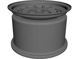 Keizer CL-10 Formula SAE Wheel CAD 3D Model