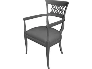Chair Classic 3D Model 3D Preview