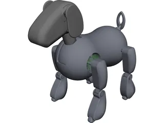 Sony Aibo CAD 3D Model