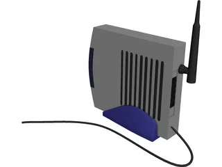 Modem Wireless 3D Model