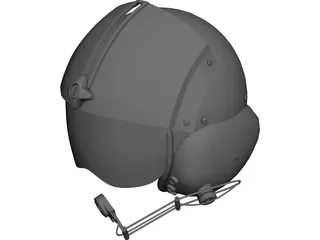 Pilot Helmet 3D Model