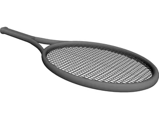 Tennis Racket 3D Model