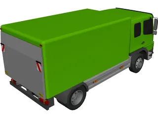 Mercedes-Benz Atego 1323L (2011) 3D Model