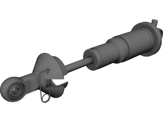 Penske Quarter Midget Shock CAD 3D Model