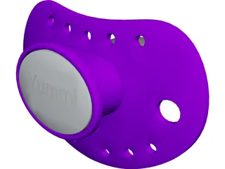 Pacifier CAD 3D Model