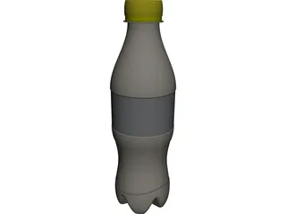 Cola Bottle CAD 3D Model