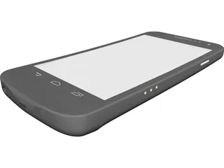 Galaxy Nexus Mobile Phone 3D Model