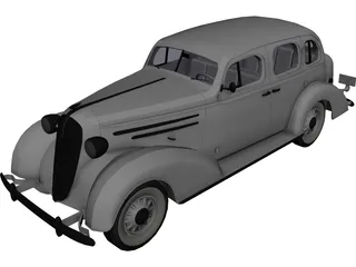 Ford Sedan (1936) 3D Model 3D Preview