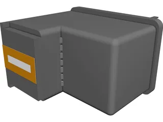 Cartridge 3D Model 3D Preview