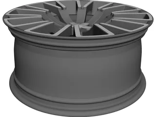 Wheel Audi CAD 3D Model