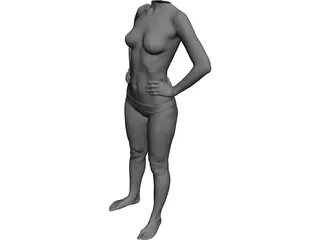 Woman Body 3D Model