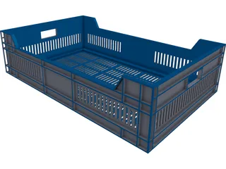 Plastic Rack CAD 3D Model