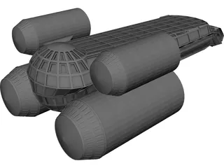 Spaceship Cargo 3D Model
